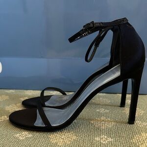 Stuart Weitzman Nudist 100 Ankle Strap Heels